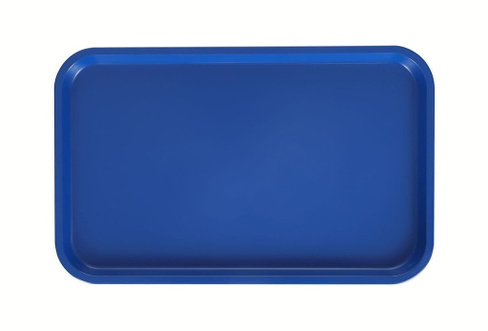 Поднос столовый 530х330 мм синий Resto