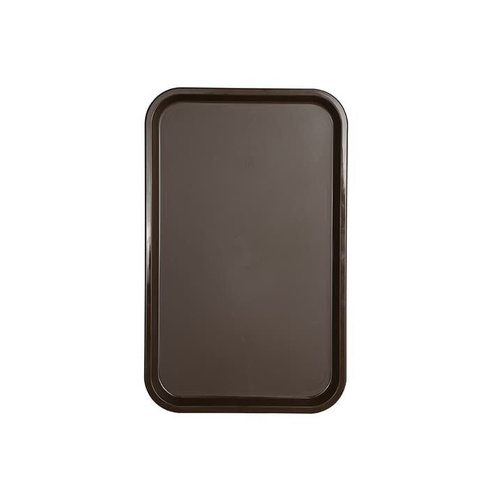 Поднос столовый 530х330 мм темно-коричневый полипропилен Resto