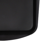 Поднос столовый 490х360 мм черный полипропилен Resto