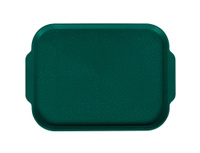 Поднос столовый 450х355 мм с ручками зеленый Resto