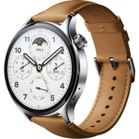 Смарт-часы Xiaomi Watch S1 Pro GL M2135W1, 1.47", коричневый/серебристый [bhr6417gl]