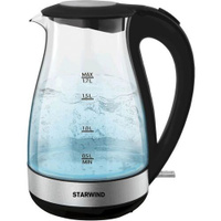 Чайник электрический StarWind SKP3039, 2200Вт, черный