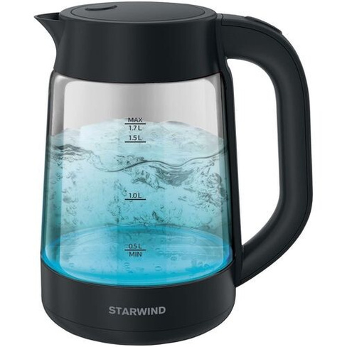 Чайник электрический StarWind SKG4030, 2200Вт, черный