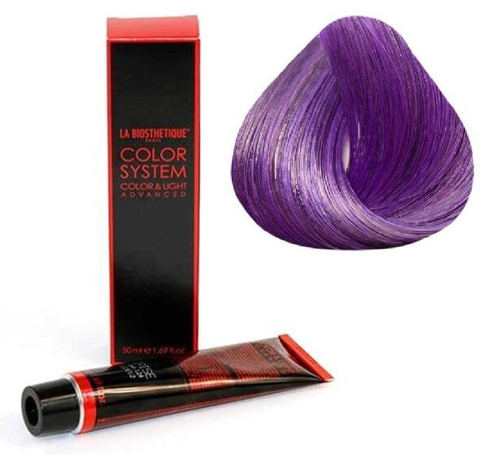 Цветное мелирование Фиолетовый тон Irise La Biosthetique (Франция волосы)