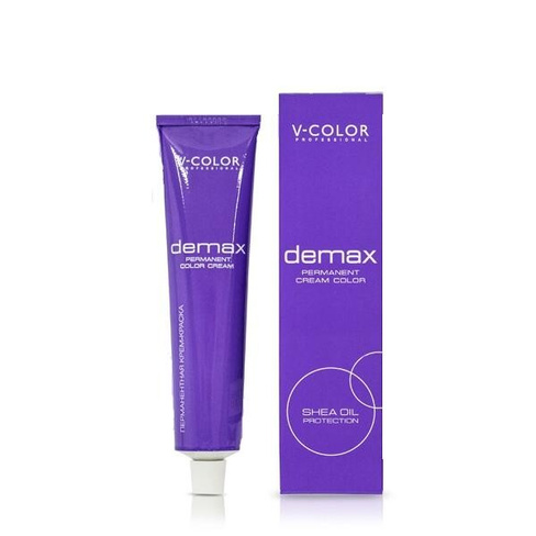 Перманентная крем-краска для волос Demax (8231, 12,31, Осветляющий Бежевый Блондин, 60 мл, Базовые оттенки) V-Color (Рос