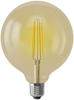 Лампа светодиодная Voltega E27 2800К 8 Вт 750 Лм 240 В шар G125 тонированная диммируемая