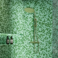 Мозаика стеклянная Artens 32.7x32.7 см цвет зелёный ARTENS Стекломасса