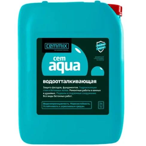 Добавка водоотталкивающая Cemmix CemAqua CEMMIX Водоотталкивающая добавка CemAqua