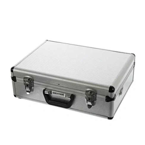 Ящик для инструмента Dexter LD-FS001 455x330x152 мм, алюминий/двп, цвет серебро DEXTER