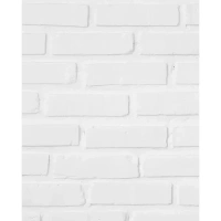 Комплект стеновых панелей ПВХ Белый кирпич 2700x375x8 мм 2.025 м² 2 шт VENTA Кирпич