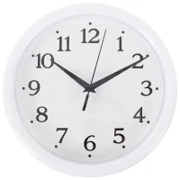 Часы настенные разборные с возможностью декорирования диаметр 24.5 см цвет белый TROYKATIME Классика Русская баня