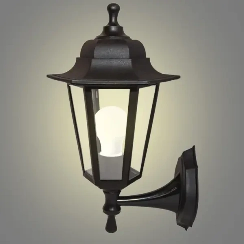 Настенный светильник уличный 6 граней цвет чёрный APEYRON 11-99 (черн)