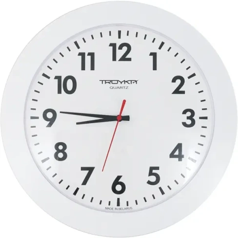 Часы настенные «Эконом» цвет белый, 30.5 см TROYKATIME NEO-CLASSIC Romancr