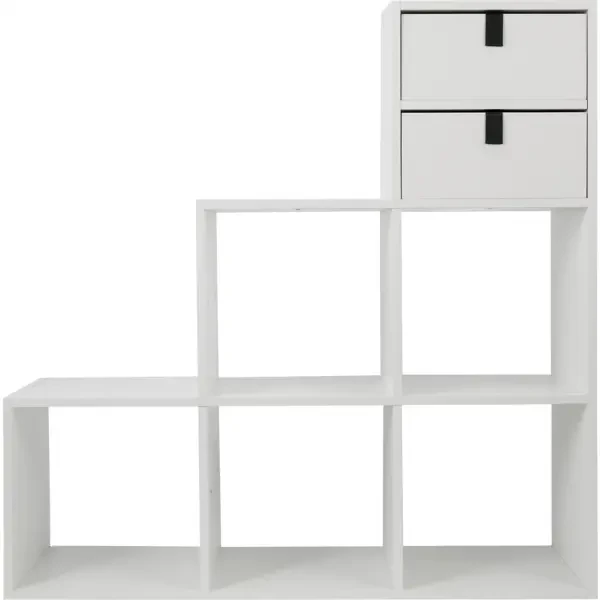 Стеллаж Spaceo KUB 123K 6 секций 104x104x31.5 см ЛДСП цвет белый SPACEO ...