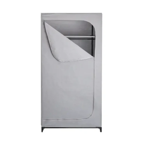 Шкаф-чехол для одежды Spaceo 75x160x45 см сталь/нетканый материал цвет светло-серый SPACEO Вешалка напольная