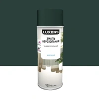 Эмаль аэрозольная декоративная Luxens матовая цвет зеленый мох 520 мл LUXENS Нет