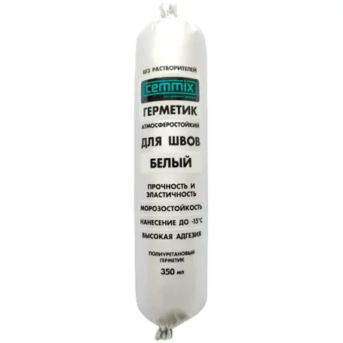 Клей-герметик для швов Cemmix 350 мл белый CEMMIX Герметик