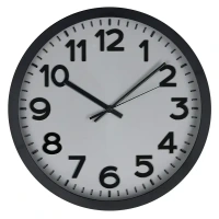 Часы настенные Готика ⌀30 см цвет серый TROYKATIME 78760785 HI-TECH