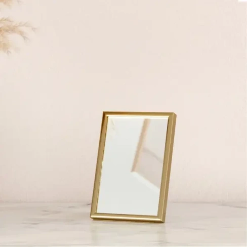Зеркало декоративное настольное Inspire Lila 11x16 см цвет золотой INSPIRE None