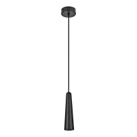 Светильник подвесной для ванной комнаты Inspire Мах Моно 1 лампа влагозащищенный цвет черный INSPIRE Отсутствует