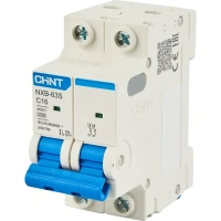 Автоматический выключатель Chint NXB-63S 2P C16 А 4.5 кА CHINT