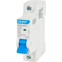 Автоматический выключатель Chint NXB-63S 1P C25 А 4.5 кА CHINT