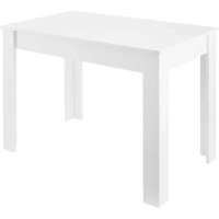 Стол обеденный прямоугольный 58x98x76.2 см ДСП цвет белый Без бренда
