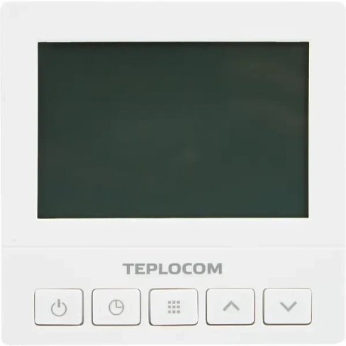 Термостат программируемый Teplocom TS-Prog-220/3A комнатный белый TEPLOCOM Teplocom TS-PROG-220/3A