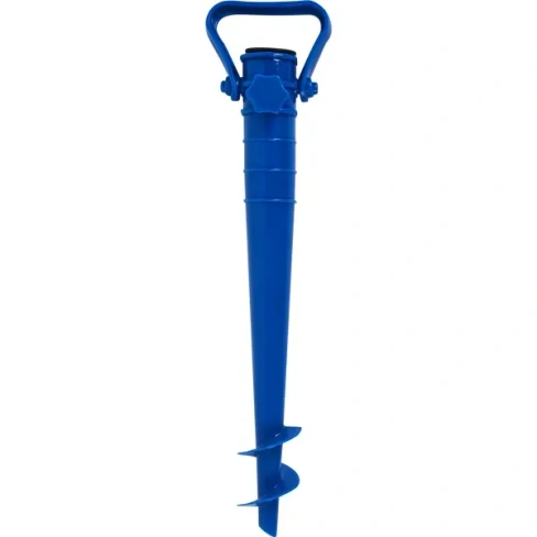 Штопор для садового зонта пластик ø 4.5см синий Без бренда Подставка для зонта Штопор