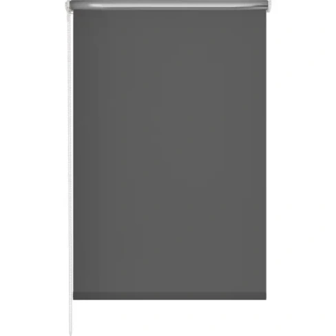 Штора рулонная блэкаут Silver 60x175 см темно-серая GARDEN BLACKOUT Silver Рулонная штора