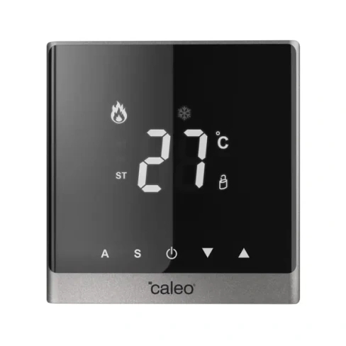 Терморегулятор для теплого пола Caleo C732 цифровой цвет серебристый CALEO None