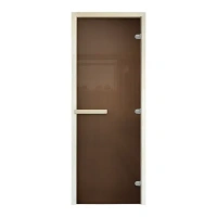 Дверь для бани Стандарт 69х189 см бронза Без бренда