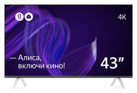 4k (Ultra Hd) Smart Телевизор Yandex яндекс 43" умный телевизор с алисой